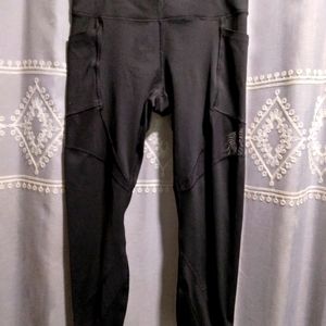 Women's Compression Ankle Legging Members Mark Large NWT